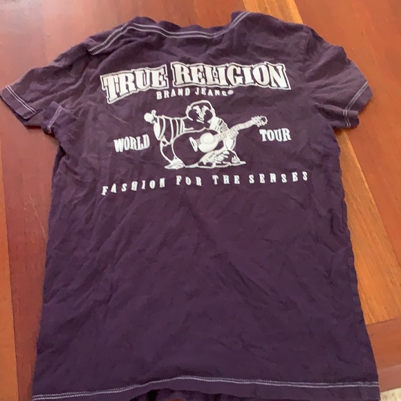 purple true religion shirt